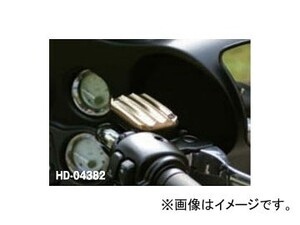 2輪 キジマ マスターシリンダーキャップ ブラス HD-04382 ハーレーダビッドソン ツーリングモデル 2008年～