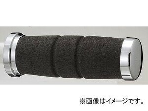 2輪 キジマ グリップ スポンジバレル 135×22.2mm クローズ 201-6253