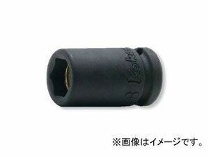 コーケン/Koken 1/4”（6.35mm） 6角ソケット（マグネット付） 12400MG-13