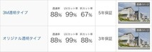 住友スリーエム製 アイアールカット フィルム フロント左右 N024-11M ニッサン セフィーロ ワゴン WH32/WPA32/WA32 1997年06月～2000年08月_画像2