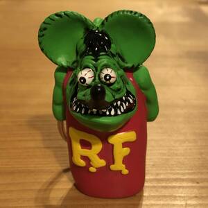 Rat Fink 200円発送可 ライターキャップ ネオングリーン 蛍光 緑 キーホルダー ラットフィンク mooneyes ムーンアイズ フィギュア