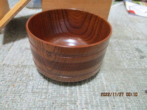 欅の茶椀