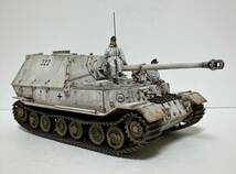 ☆完成品☆ ドラゴン 1/35 ドイツ 重駆逐戦車 エレファント 冬季迷彩　w/冬季戦車兵フィギュア　　_画像5