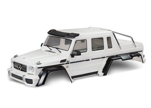 Traxxas tracus mercedes-benz g63 car body body body body mercedes-benz g 63 модель# 8825a белый