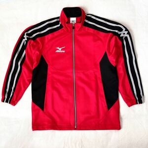 g72)MIZUNO Mizuno long sleeve jersey on .160cm red red for children spo little sport practice put on team jersey 