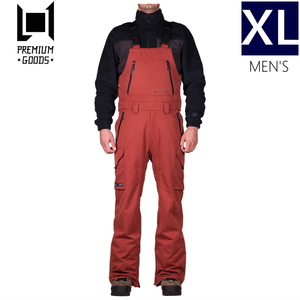 〇 L1 SENTINAL BIB PNT Rust XLサイズ メンズ スノーボード スキー パンツ PANT ビブパンツ 22-23 日本正規品