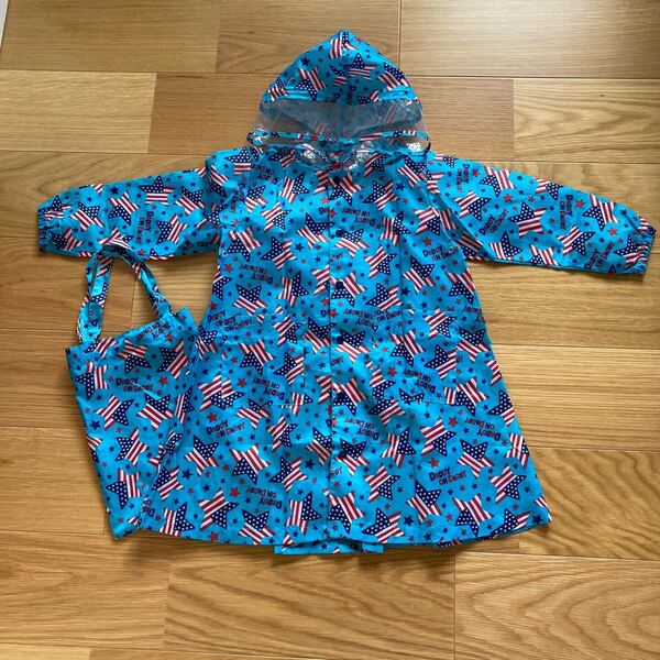 Daddy Oh Daddy レインコート Mサイズ 105〜115cm リュック 、ランドセル対応