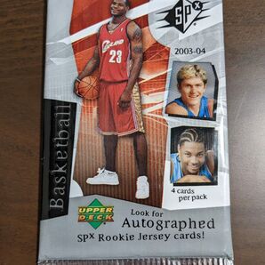 鬼過ぎる!激レアもの★NBA★「03-04 SPx」1パック(未開封)