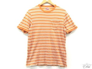 REAL McCOY'S　リアルマッコイ　ボーター　シャツ 半袖シャツ orange 36