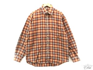 美品 エーグル AIGLE ネルシャツ　ワークシャツ 長袖シャツ - Ｌ