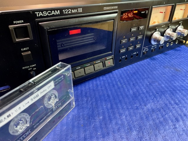 完全整備品/1年保証】TASCAM 122mk3 カセットデッキ pn-tebo.go.id
