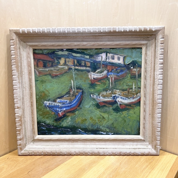 船 油絵の値段と価格推移は?|151件の売買情報を集計した船 油絵の ...