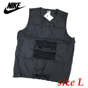  новый товар L размер Nike City meido лучший down Thermo Fit черный Therma-FIT с откидным верхом сумка DH1065-010 мужской чёрный 