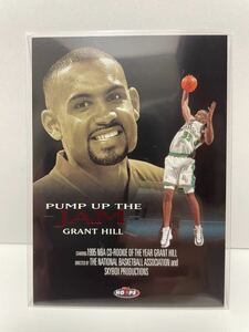 NBAカード　グラント・ヒル　GRANT HILL PUMP UP THE JAM NBA HOOPS 1998 SKYBOX ’98-99【3 of 10 PJ】