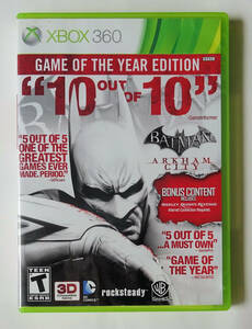 バットマン アーカム シティ (日英合版) BATMAN ARKHAM CITY Game of the Year Ed. 北米版 ★ XBOX 360 