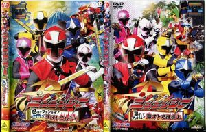 ■ C5983 R Drop DVD "Shuriken Sentai Ninninger Ninja Ninja ... &amp; Rampage ..." Набор из 2 предметов без проката чехлов