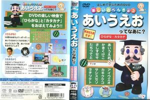 ■C6028 R落DVD「楽しいおべんきょう あいうえおってなあに？ひらがな/カタカナ」ケース無し レンタル落ち