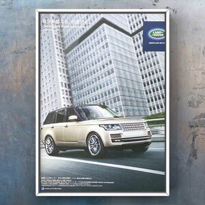  that time thing Land Rover Range Rover advertisement / Range Rover L405 Vogue Vogue V8 catalog minicar HSE head light wheel grill 