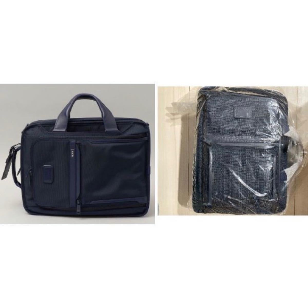 好評 【再値下げ】TUMI Alpha 3』 3 レザー ブリーフケース SHIPS