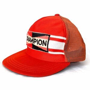 チャンピオン スパークプラグ ビンテージ メッシュキャップ オレンジ CHAMPION SPARK PLUGS Vintage Cap Orange