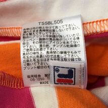 【美品】　FILA GOLF　フィラゴルフ　長袖ゴルフシャツ　レディース　Lサイズ　マルチカラー　ボーダー柄_画像6