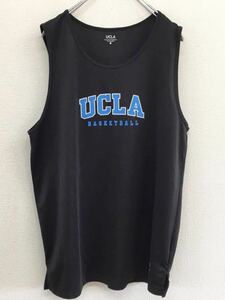 【美品】　UCLA　カリフォルニア大学　ロサンゼルス校　バスケットボール部　ゲームシャツ　タンクトップ　メンズ　Oサイズ　ブラック