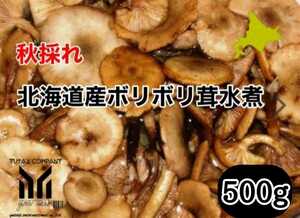 北海道産　ボリボリ　ナラタケ水煮　500g