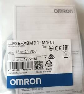 omron スタンダードタイプ近接センサ 直流2線式 非シールド M12 検出距離8mm NO出力 コネクタ中継タイプ E2E-X8MD1-M1GJ 1M