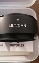 NOVOFLEX 対応カメラマウント Leica T/TL/SL・LUMIX S 対応レンズ:Canon FD LET/CAN FD lenses to Leica-T L-Mount_画像3