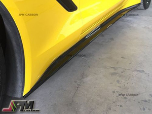 ST TYPE carbon Chevrolet Corvette Z51 C7 side step spoiler 2014- JPM