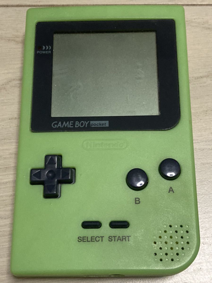 79%OFF!】 ゲームボーイポケット GAMEBOY Pocket グリーン 美品 緑
