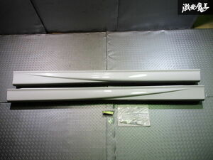  unused goods Mitsubishi original OP CS5W Lancer Cedia Wagon air dam ROAR side skirt side step left right silky white 140020