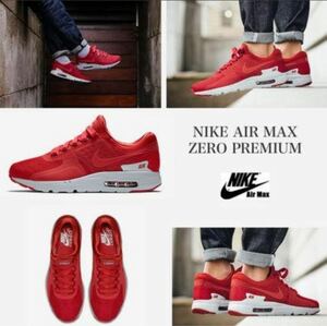 NIKE AIR MAX ZERO PREMIUM ナイキエアマックスゼロプレミアム メンズ gymRed 赤 レッド 海外正規品