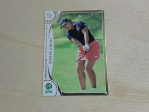 EPOCH 2022 JLPGA　No.48　ささきしょうこ　OFFICIAL TRADING CARDS TOP PLAYERS