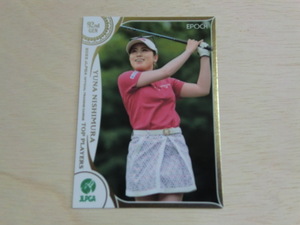 EPOCH 2022 JLPGA　No.4　西村優菜　OFFICIAL TRADING CARDS TOP PLAYERS