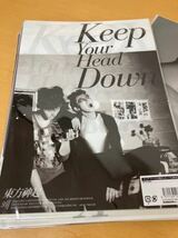 堀》③ 東方神起 クリアファイル 2枚入り 10セット チャンミン ユンホ Keep Your Head Down グッズ 文具 韓国 アイドル (221101 7-3)_画像2