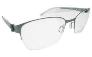 Mercedes-Benz Style × Rodenstock Подлинные очки рамки 2045-c Серебряное половина края.
