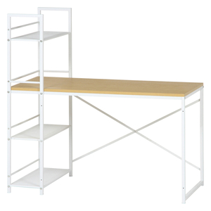  rack attaching Work desk width 120.5cm depth 64cm maple color [ new goods ][ free shipping ( one part region excepting )]