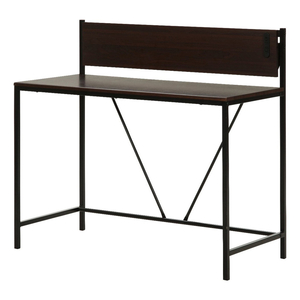  on shelves Flex type Work desk width 105cm depth 50cm dark brown [ new goods ][ free shipping ( one part region excepting )]