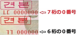 送料６３円★７桁の０番号★１ｗ　見本紙幣★１９９２★未使用★北朝鮮★映画　花売り娘★匿名配送も可