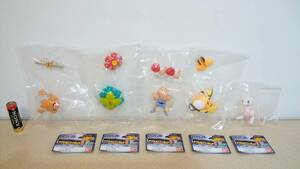 POCKET MONSTERS/ポケットモンスター(Pokemon)　アクション・フィギュア3　全5種 BANDAI　capsule toy/ガシャポン(GASHAPON)　新品・未開封