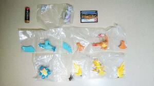 POCKET MONSTERS/ポケットモンスター(Pokemon)　アクション・フィギュア　全5種　BANDAI　capsule toy/ガシャポン(GASHAPON)　新品・未開封