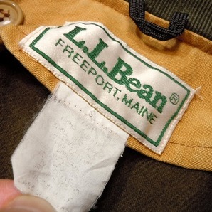 80s L.L.Bean コットンダック ハンティングジャケット ウールライナー付 S USA製 / ヴィンテージ エルエルビーン 古着 カバーオール★cの画像6