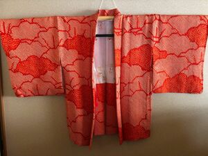羽織　正絹化繊　着物コート羽織り袷　お出掛けお茶練習　和装コート