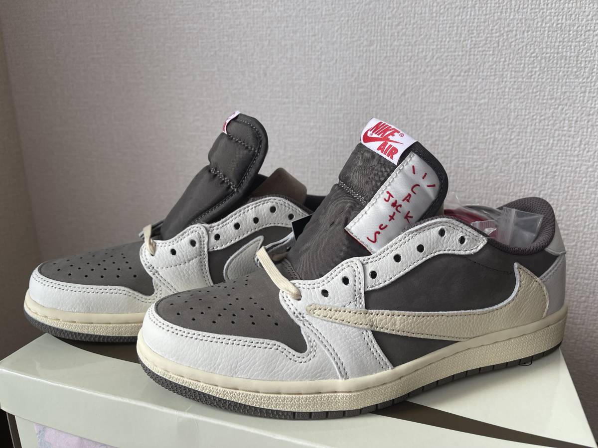 エアジョーダン1 LOW × travis scott 27.5 メンズファッション