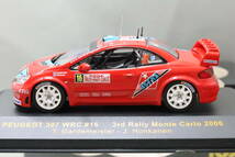 イクソ RAM211 プジョー 307 WRC #16 モンテカルロラリー 2006（ixo Peugeot 307 WRC #16 3rd Rally Monte Carlo 2006）1/43スケール_画像3