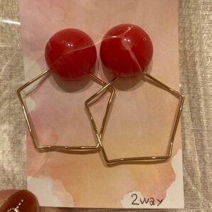 ハンドメイド ピアス