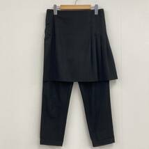 COMME des GARCONS ドッキング 巻きスカート パンツ ブラック 黒 Sサイズ コムデギャルソン ラップ プリーツ スラックス archive 2060462_画像1