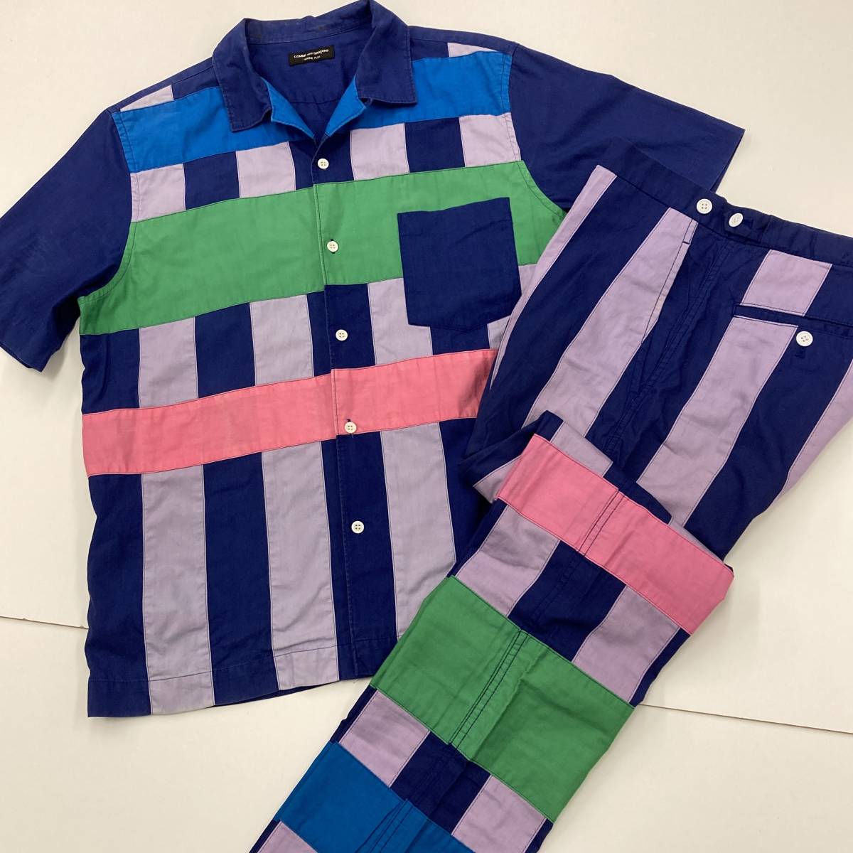ヤフオク! -「パッチワークパンツ」(男性用) (コム デ ギャルソン)の