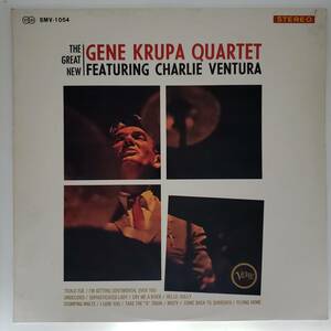 良盤屋◆LP◆Jazz;ジーン・クルーパFeat.チャーリー・ベンチュラ　The Great New Gene Krupa Quartet Feat. Charlie Ventura◆J-2737